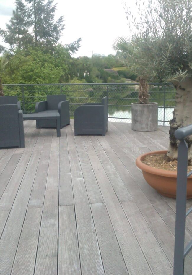 garde corps de terrasse bois